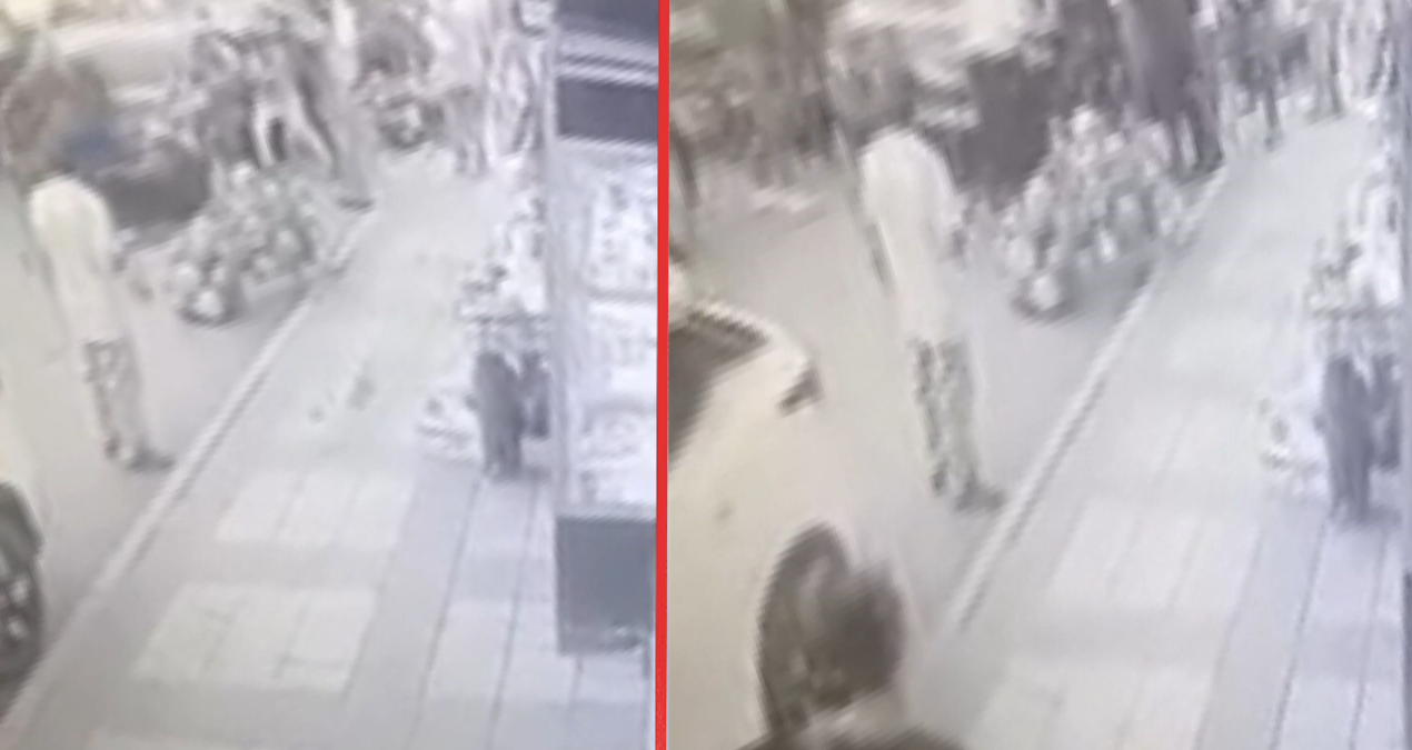 konvoydakilere tepki gosterdi engelli kizinin yaninda dovduler YyepsNbj